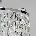 Потолочный светильник круглый с прозрачными подвесками Lunet варинант исполнения - 13 | Loft Concept в Казани