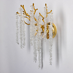 Бра золотого цвета с ветвями и хрустальными подвесками FAIRYTREE Light варинант исполнения - 3 | Loft Concept в Казани