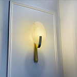 Бра с мраморным рассеивателем овальной формы Torch варинант исполнения - 6 | Loft Concept в Казани