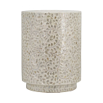 Приставной столик с рисунком из раковин устриц Bone Inlay варинант исполнения - 2 | Loft Concept в Казани