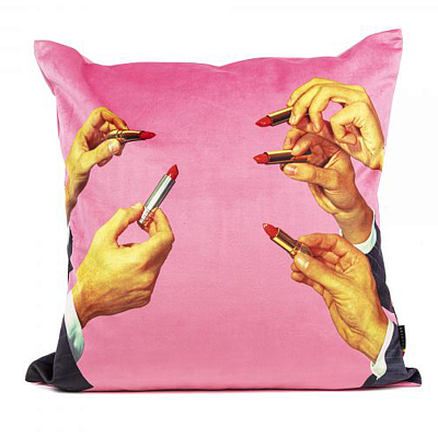 Подушка Seletti Cushion Pink Lipstick Подушка Seletti Cushion Pink Lipstick