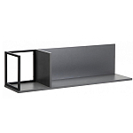 Полка навесная открытая цвета графит Strict Lines  варинант исполнения - 1 | Loft Concept в Казани