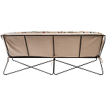 Трехместный диван на металлическом каркасе с цветочным принтом в стиле шинуазри Chinoiserie Birds on a Tree Sofa варинант исполнения - 2 | Loft Concept в Казани