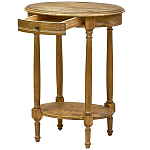 Деревянный овальный кофейный стол Margery Provence Coffee Table варинант исполнения - 2 | Loft Concept в Казани