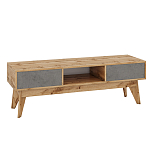 ТВ-тумба с фасадом цвета серый бетон Grace of Furniture  варинант исполнения - 1 | Loft Concept в Казани