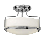 Потолочный светильник с круглым матовым белым плафоном Hinkley варинант исполнения - 9 | Loft Concept в Казани