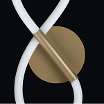 Бра с белым плафоном в форме восьмерки и круглым основанием Luke Lampco Tracer Lamp варинант исполнения - 5 | Loft Concept в Казани