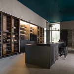 Кухонный гарнитур из массива дуба и камня Ratio Dada Engenereed варинант исполнения - 1 | Loft Concept в Казани