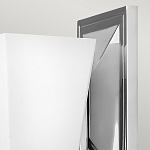 Бра с белым матовым плафоном на прямоугольном основании цвета хром Hinkley варинант исполнения - 2 | Loft Concept в Казани