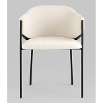 Стул Brace букле белый варинант исполнения - 4 | Loft Concept в Казани