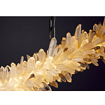 Люстра линейная светодиодная из необработанных кристаллов Mountain Comet варинант исполнения - 1 | Loft Concept в Казани