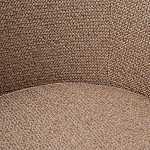 Кресло вращающееся черно-золотая рогожка Julia Armchair Golden Belt варинант исполнения - 4 | Loft Concept в Казани