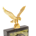 Настольный письменный набор из змеевика  и бронзы с декором в виде орла в подарочной упаковке Successful Leader варинант исполнения - 3 | Loft Concept в Казани