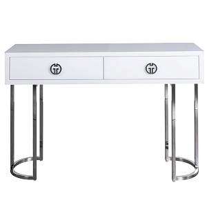 Консоль белая с 2-мя с ящикам Furniture Value