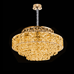 Люстра хрустальная в неоклассическом стиле на золотистом каркасе Majesty варинант исполнения - 5 | Loft Concept в Казани