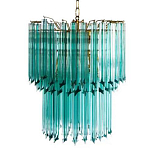 Дизайнерская люстра Blue Lagoon glass бирюзовое стекло  варинант исполнения - 1 | Loft Concept в Казани