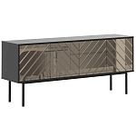 ТВ-тумба с зеркальным декором Serena TV-Stand варинант исполнения - 1 | Loft Concept в Казани