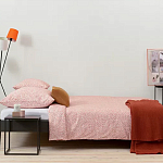 Постельное белье розового цвета с рисунком 150х200 см Blossom Essence варинант исполнения - 3 | Loft Concept в Казани