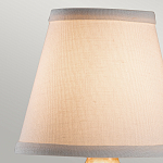 Бра со стеклянным шарообразным декором с пузырьками и бежевым абажуром Feiss варинант исполнения - 2 | Loft Concept в Казани