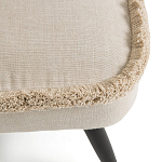 Кресло с декором бахрома Linen Fringe Chair Beige варинант исполнения - 6 | Loft Concept в Казани