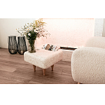 Керамический столик на деревянных ножках «Квадро» варинант исполнения - 8 | Loft Concept в Казани