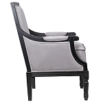 Кресло Harry Armchair black and grey velour варинант исполнения - 2 | Loft Concept в Казани