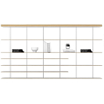 Модульный навесной стеллаж GRADUATE Bookshelves варинант исполнения - 2 | Loft Concept в Казани