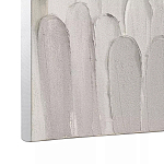 Панно декоративное с ручной росписью Gray Strokes варинант исполнения - 1 | Loft Concept в Казани