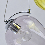 Люстра каскадная с 9-ю разноцветными стеклянными плафонами Kaleido варинант исполнения - 10 | Loft Concept в Казани