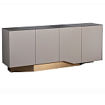 Комод со стеклянной столешницей и с выдвижными ящиками Minimalist Accent варинант исполнения - 1 | Loft Concept в Казани