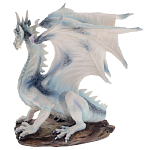 Декоративная статуэтка Белый Дракон Dragon White Statuette варинант исполнения - 3 | Loft Concept в Казани
