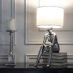 Настольная лампа TERRAMI с абажуром варинант исполнения - 3 | Loft Concept в Казани
