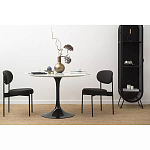 Стул мягкий Alfie Chair черный варинант исполнения - 6 | Loft Concept в Казани