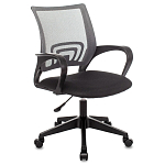 Офисное кресло с основанием из черного пластика Desk chairs Grey варинант исполнения - 1 | Loft Concept в Казани