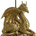 Настольная лампа с абажуром Дракон Golden Dragon Lamp Beige варинант исполнения - 6 | Loft Concept в Казани