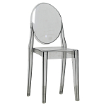 Прозрачный стул с серым оттенком LOUIS GHOST CHAIR варинант исполнения - 1 | Loft Concept в Казани