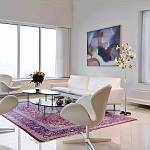 Торшер в виде белых и золотых цветов каллы Refined Taste of Light варинант исполнения - 1 | Loft Concept в Казани