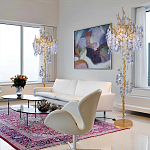 Торшер в виде золотого дерева с листьями FAIRYTREE Light варинант исполнения - 3 | Loft Concept в Казани