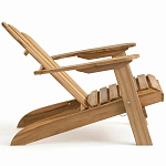 Уличное кресло из массива акации Adirondack Wooden Chair Natural варинант исполнения - 5 | Loft Concept в Казани