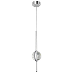 Подвесной светильник с плафоном из хрустального шара Crystal Bubbles Chrome Hanging Lamp варинант исполнения - 2 | Loft Concept в Казани