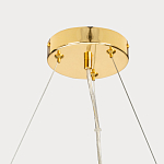 Люстра подвесная из золотых колец 57 см Golden Circles варинант исполнения - 11 | Loft Concept в Казани