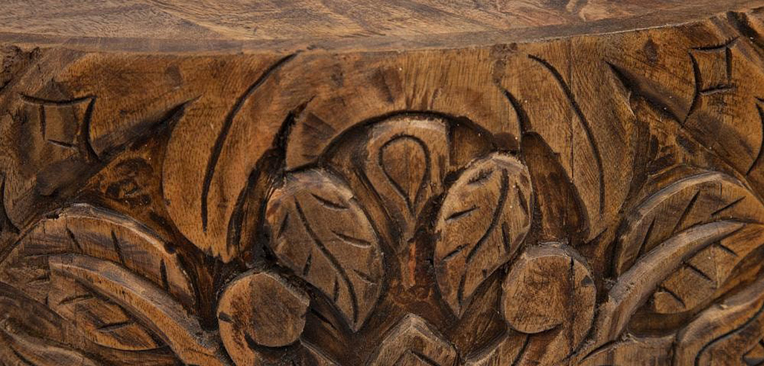 Кофейный стол Indian Carved Mango Tree  - Loft-Concept в Казани
