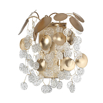 Бра с декоративными подвесками из прозрачного стекла в форме монеток FAIRYTREE Light варинант исполнения - 1 | Loft Concept в Казани