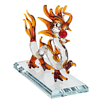 Декоративная стеклянная статуэтка Дракон Glass Dragon Statuette варинант исполнения - 2 | Loft Concept в Казани