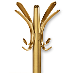 Вешалка золотого цвета с 4-мя крючками из пластика Curves Hangers варинант исполнения - 2 | Loft Concept в Казани