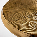 Кофейный стол из металла с круглой столешницей Table Gold Metal варинант исполнения - 5 | Loft Concept в Казани
