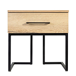 Тумба прикроватная с ящиком в стиле лофт Urban Style Space 2 варинант исполнения - 3 | Loft Concept в Казани