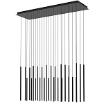 Люстра каскадная черная Black Cascade Chandelier варинант исполнения - 1 | Loft Concept в Казани