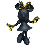 Статуэтка Минни Маус черного и золотого цвета Minnie Mouse Black&Gold Figurine  варинант исполнения - 1 | Loft Concept в Казани