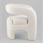 Кресло дизайнерское для лаунж зоны жемчужного цвета Pearl Lounge варинант исполнения - 8 | Loft Concept в Казани